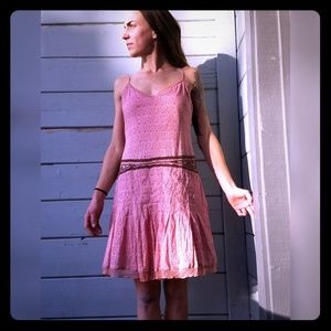 Simply Sexy AE Pink Boho Tank Dress